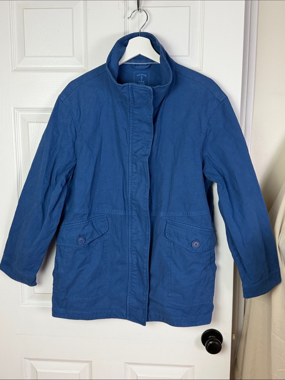 Joules women’s blue Devon cotton jacket